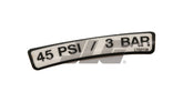 1702738 Decal, Tire Pressure (45 PSI) | JLG